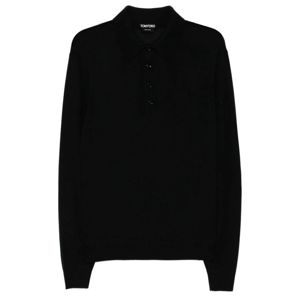 Tom Ford Men Wool Knitted Polo